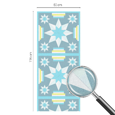 Pieninė plėvelė langams su raštu Žvaigždžių raštas