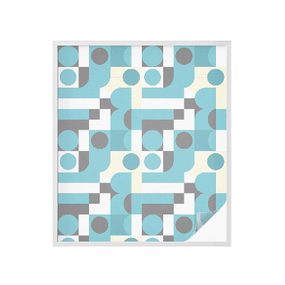 Plėvelė langams privatumui vitražas Geometriniai raštai