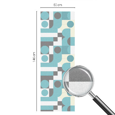 Plėvelė langams privatumui vitražas Geometriniai raštai