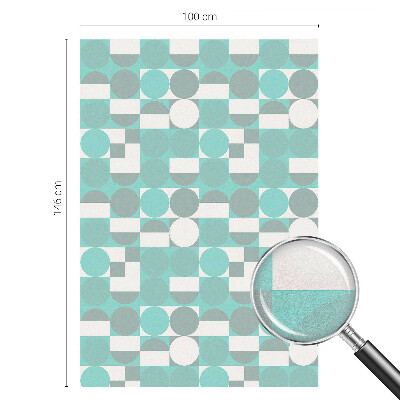 Nepermatoma plėvelė langams Geometrinės figūros