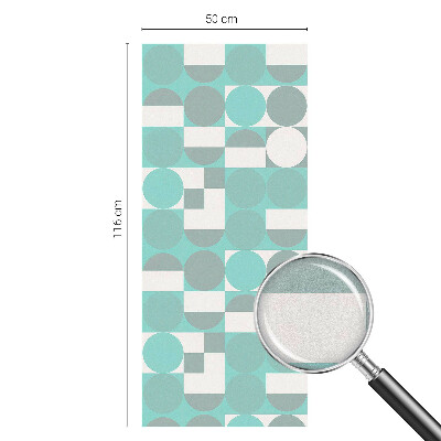 Nepermatoma plėvelė langams Geometrinės figūros