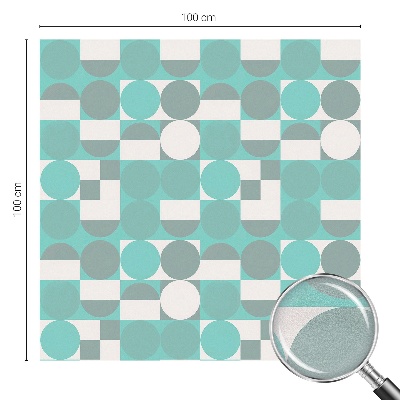 Nepermatoma plėvelė langams Geometrinės figūros