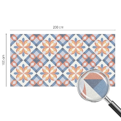 Matinė plėvelė langams su vitražo efektu Spalvinga simetrija