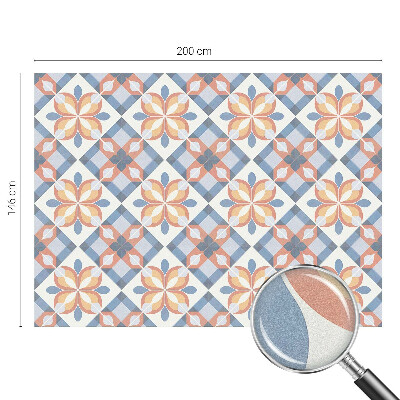 Matinė plėvelė langams su vitražo efektu Spalvinga simetrija