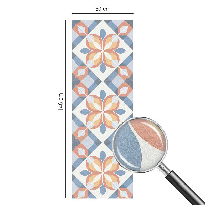 Matinė plėvelė langams su vitražo efektu Spalvinga simetrija