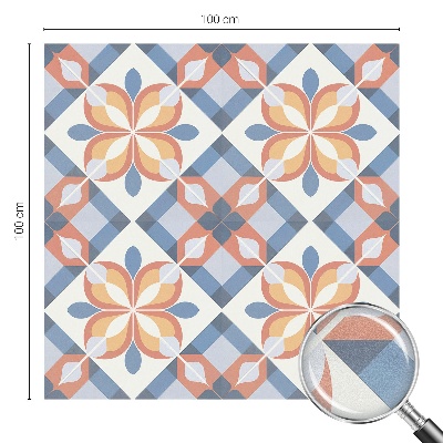 Matinė plėvelė langams su vitražo efektu Spalvinga simetrija