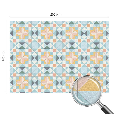 Pieninė plėvelė langams su raštu Spalvinga geometrija