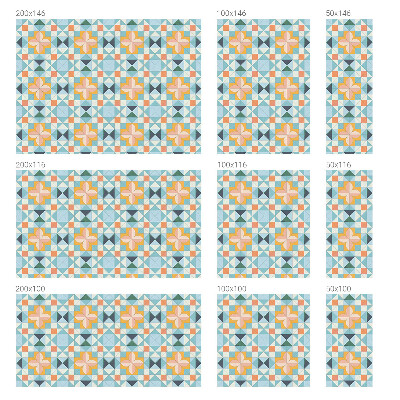 Pieninė plėvelė langams su raštu Spalvinga geometrija