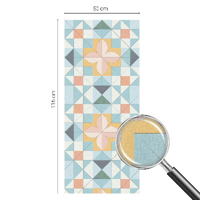 Pieninė plėvelė langams su raštu Spalvinga geometrija