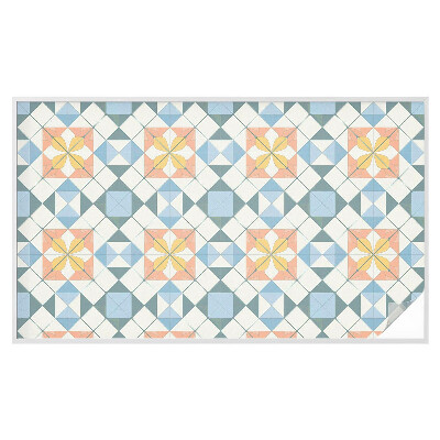 Plėvelė langams privatumui vitražas Spalvinga simetrija