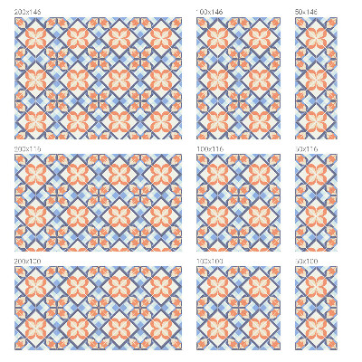 Matinė klijuojama plėvelė langams Gėlių raštas