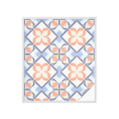 Matinė klijuojama plėvelė langams Gėlių raštas