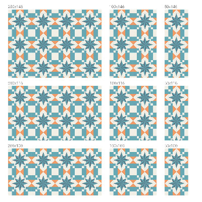 Matinė plėvelė langams su vitražo efektu Mėlynos žvaigždės