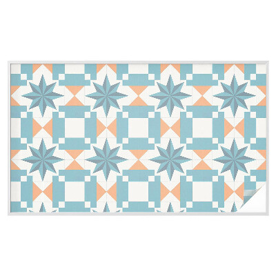 Matinė plėvelė langams su vitražo efektu Mėlynos žvaigždės