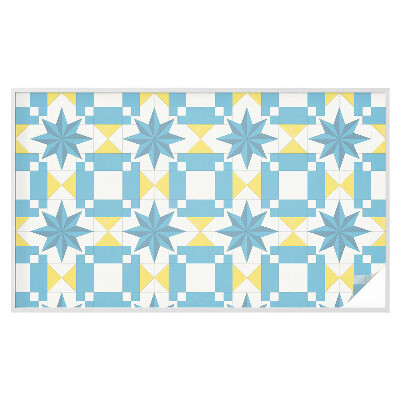 Pieninė plėvelė langams su raštu Mėlynos žvaigždės