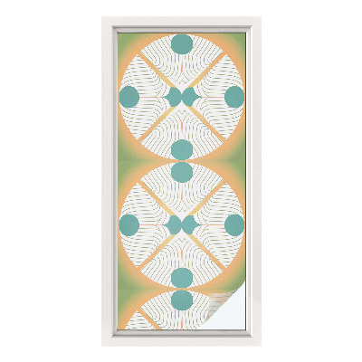 Plėvelė langams privatumui vitražas Geometrinė harmonija