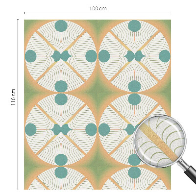 Plėvelė langams privatumui vitražas Geometrinė harmonija