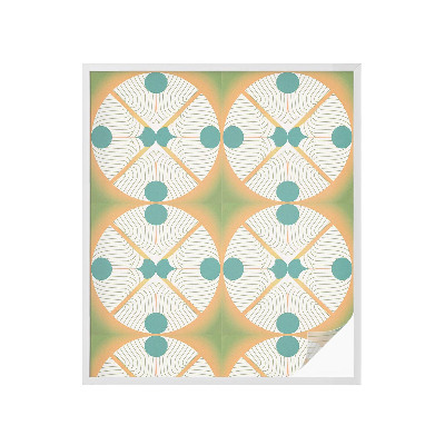 Plėvelė langams privatumui vitražas Geometrinė harmonija