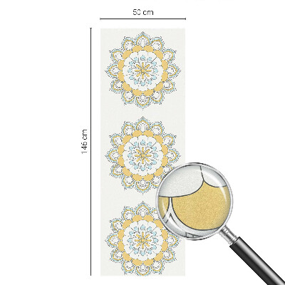 Plėvelė langams privatumui vitražas Spalvingos mandalos