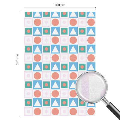 Matinė klijuojama plėvelė langams Abstraktūs raštai