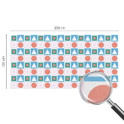 Matinė klijuojama plėvelė langams Abstraktūs raštai