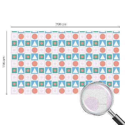 Matinė klijuojama plėvelė langams Abstraktūs raštai