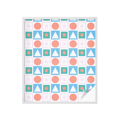 Matinė klijuojama plėvelė langams Abstraktūs raštai