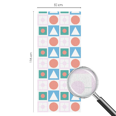 Matinė klijuojama plėvelė langams Abstraktūs raštai