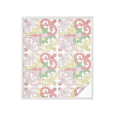 Pieninė plėvelė langams su raštu Gėlių ornamentai