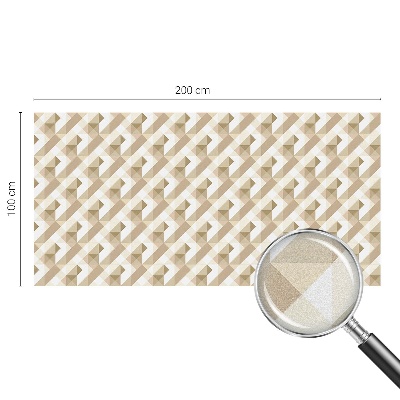 Matinė klijuojama plėvelė langams Trikampiai raštai