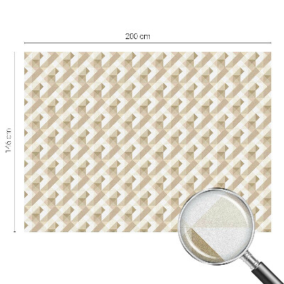 Matinė klijuojama plėvelė langams Trikampiai raštai