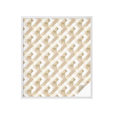 Matinė klijuojama plėvelė langams Trikampiai raštai