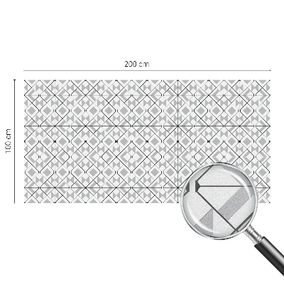 Pieninė plėvelė langams su raštu Geometriniai raštai