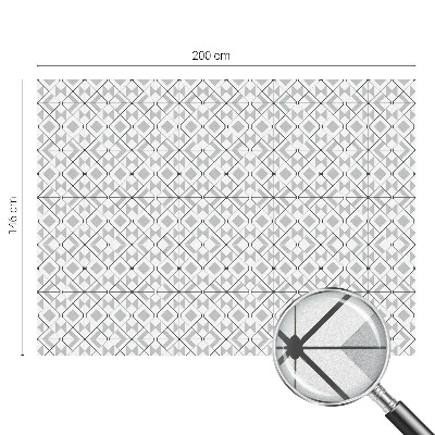 Pieninė plėvelė langams su raštu Geometriniai raštai