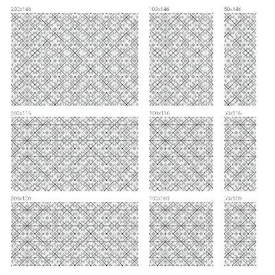 Pieninė plėvelė langams su raštu Geometriniai raštai