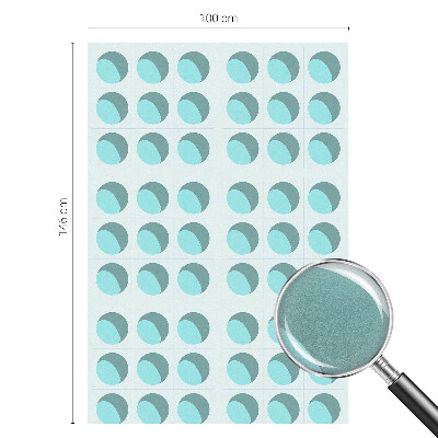 Matinė plėvelė langams su vitražo efektu Šiuolaikiniai ratai