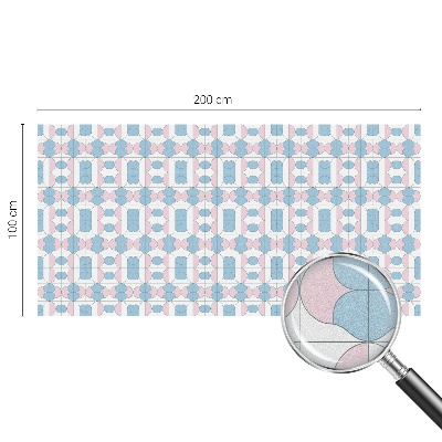 Matinė klijuojama plėvelė langams Pasteliniai raštai