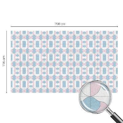 Matinė klijuojama plėvelė langams Pasteliniai raštai