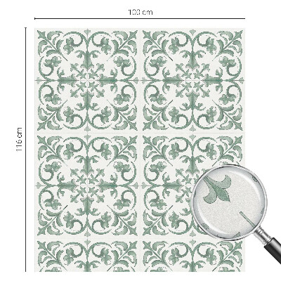 Plėvelė langams privatumui vitražas Augalų papuošalai