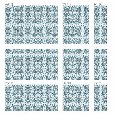 Nepermatoma plėvelė langams Gėlių raštas