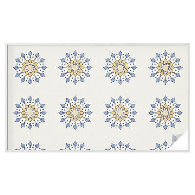 Matinė plėvelė langams su vitražo efektu Dekoratyvinė mandala