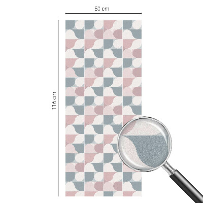 Pieninė plėvelė langams su raštu Pasteliniai raštai