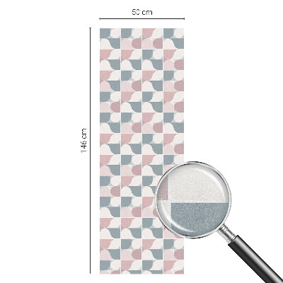 Pieninė plėvelė langams su raštu Pasteliniai raštai