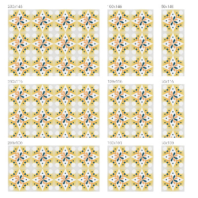 Nepermatoma plėvelė langams Gėlių simetrija