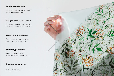 Plėvelė langams privatumui vitražas Boho mandalos