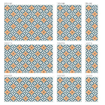 Matinė plėvelė langams su vitražo efektu Mozaikinės gėlės