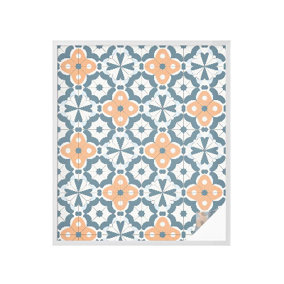 Matinė plėvelė langams su vitražo efektu Mozaikinės gėlės