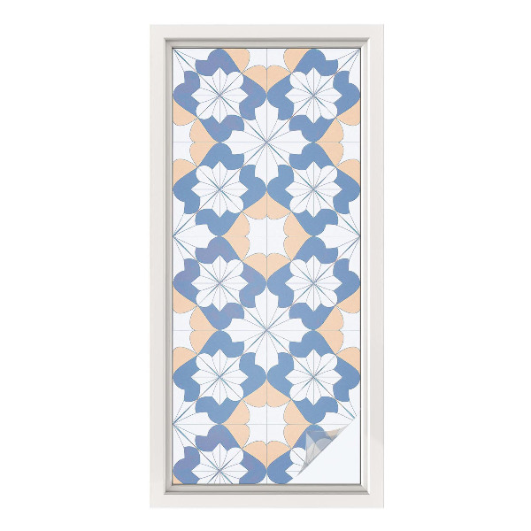 Plėvelė langams privatumui vitražas Simetriniai raštai