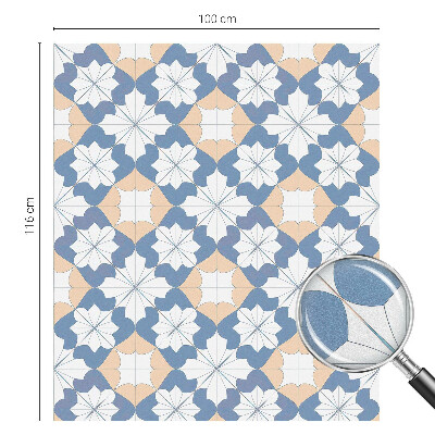 Plėvelė langams privatumui vitražas Simetriniai raštai