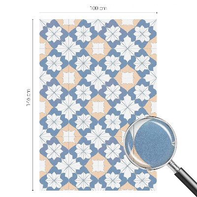 Plėvelė langams privatumui vitražas Simetriniai raštai